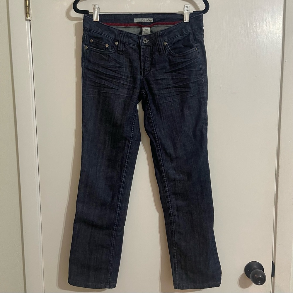 Refuge Women’s Size 3 Dark Wash Stretch Comfy Blue Jeans